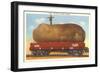 Giant Potato on Rail Car, Maine-null-Framed Art Print