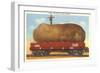 Giant Potato on Rail Car, Maine-null-Framed Art Print
