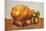 Giant Potato on Toy Tractor-null-Mounted Art Print