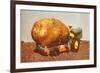Giant Potato on Toy Tractor-null-Framed Premium Giclee Print