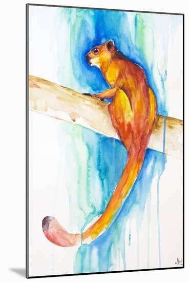Giant Red Flying Squirrel (Habitat)-Marc Allante-Mounted Giclee Print