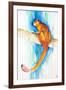 Giant Red Flying Squirrel (Habitat)-Marc Allante-Framed Giclee Print