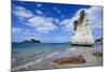 Giant Rock on the Sandy Beach of Cathedral Cove, Coromandel, North Island, New Zealand, Pacific-Michael Runkel-Mounted Photographic Print