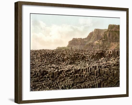 Giant's Causeway, 1890s-Science Source-Framed Giclee Print