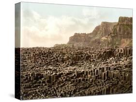 Giant's Causeway, 1890s-Science Source-Stretched Canvas