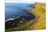 Giant's Causeway Cliffs and Seascape-CaptBlack76-Mounted Photographic Print