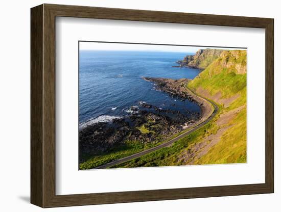 Giant's Causeway Cliffs and Seascape-CaptBlack76-Framed Photographic Print