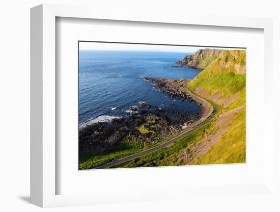 Giant's Causeway Cliffs and Seascape-CaptBlack76-Framed Photographic Print