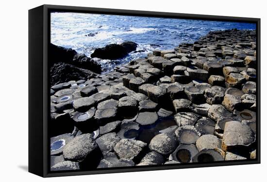 Giant's Causeway, Ireland.-Ibeth-Framed Stretched Canvas