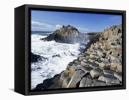 Giant's Causeway on the Causeway Coast,37,000 Hexagonal Basalt Columns, County Antrim-Gavin Hellier-Framed Stretched Canvas