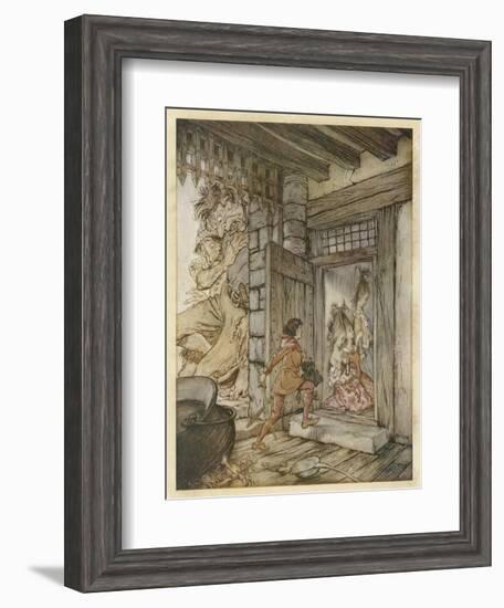 Giant's Victims-Arthur Rackham-Framed Art Print