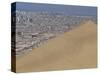 Giant Sand Dune Above Large City, Iquique, Atacama Coast, Chile, South America-Anthony Waltham-Stretched Canvas