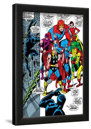 'Giant-Size Avengers No.1 Group: Thor, Captain America, Hawkeye, Black