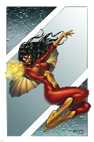 Giant-Size Spider-Woman No.1 Cover: Spider Woman-Andrea Di Vito-Lamina Framed Poster