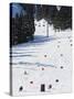 Giant Slalom Racers at Whistler Mountain Resort-Christian Kober-Stretched Canvas