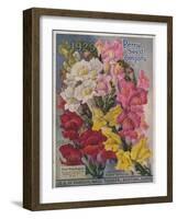 Giant Snapdragons from the Perry Seed Company-null-Framed Art Print