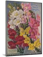 Giant Snapdragons, Perry Seed Company-null-Mounted Art Print