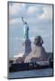 Giant Sphinx Replica and Statue of Liberty-Henny Abrams-Mounted Photographic Print