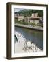 Giant Spider Sculpture by Louise Bourgeois, Nervion River, Bilbao, Basque Country, Spain, Europe-Christian Kober-Framed Photographic Print