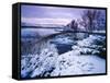 Giant Springs State Park in Winter, Great Falls, Montana-Chuck Haney-Framed Stretched Canvas