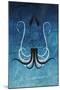 Giant Squid - Jethro Wilson Contemporary Wildlife Print-Jethro Wilson-Mounted Giclee Print