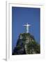 Giant statue of Christ the Redeemer atop Corcovado, Rio de Janeiro, Brazil-David Wall-Framed Photographic Print