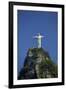 Giant statue of Christ the Redeemer atop Corcovado, Rio de Janeiro, Brazil-David Wall-Framed Photographic Print