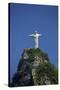 Giant statue of Christ the Redeemer atop Corcovado, Rio de Janeiro, Brazil-David Wall-Stretched Canvas