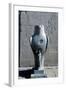 Giant Statue of the Ancient Egyptian Falcon-Headed God Horus, Edfu, Egypt-null-Framed Photographic Print