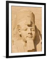 Giant Statue of the Great Pharaoh Rameses Ii, Temple Rameses Ii at Abu Simbel, Egypt-Neale Clark-Framed Photographic Print