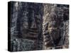 Giant Stone Faces at Bayon Temple at Angkor, Cambodia-R.M. Nunes-Stretched Canvas