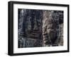 Giant Stone Faces at Bayon Temple at Angkor, Cambodia-R.M. Nunes-Framed Photographic Print