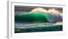 Giant storm surf, Oahu, Hawaii-Mark A Johnson-Framed Photographic Print