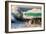 Giant storm surf, Oahu, Hawaii-Mark A Johnson-Framed Photographic Print