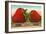 Giant Strawberries on Flatbed-null-Framed Art Print