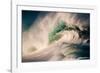 Giant surf at Waimea Bay Shorebreak, North Shore, Oahu, Hawaii-Mark A Johnson-Framed Photographic Print