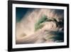 Giant surf at Waimea Bay Shorebreak, North Shore, Oahu, Hawaii-Mark A Johnson-Framed Photographic Print