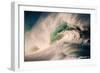 Giant surf at Waimea Bay Shorebreak, North Shore, Oahu, Hawaii-Mark A Johnson-Framed Photographic Print