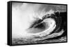 Giant surf at Waimea Bay Shorebreak, North Shore, Oahu, Hawaii-Mark A Johnson-Framed Stretched Canvas