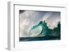 Giant surf at Waimea Bay Shorebreak, North Shore, Oahu, Hawaii-Mark A Johnson-Framed Photographic Print