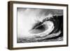 Giant surf at Waimea Bay Shorebreak, North Shore, Oahu, Hawaii-Mark A Johnson-Framed Photographic Print