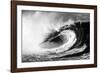 Giant surf at Waimea Bay Shorebreak, North Shore, Oahu, Hawaii-Mark A Johnson-Framed Photographic Print