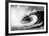 Giant surf at Waimea Bay Shorebreak, North Shore, Oahu, Hawaii-Mark A Johnson-Framed Photographic Print