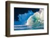 Giant surf at Waimea Bay Shorebreak, North Shore, Oahu, Hawaii-Mark A Johnson-Framed Photographic Print