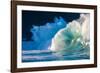 Giant surf at Waimea Bay Shorebreak, North Shore, Oahu, Hawaii-Mark A Johnson-Framed Photographic Print