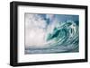 Giant surf at Waimea Bay Shorebreak, North Shore, Oahu, Hawaii-Mark A Johnson-Framed Photographic Print