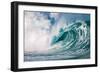 Giant surf at Waimea Bay Shorebreak, North Shore, Oahu, Hawaii-Mark A Johnson-Framed Photographic Print