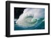 Giant surf at Waimea Bay Shorebreak, North Shore, Oahu, Hawaii-Mark A Johnson-Framed Photographic Print