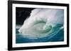 Giant surf at Waimea Bay Shorebreak, North Shore, Oahu, Hawaii-Mark A Johnson-Framed Photographic Print