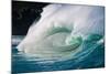 Giant surf at Waimea Bay Shorebreak, North Shore, Oahu, Hawaii-Mark A Johnson-Mounted Photographic Print